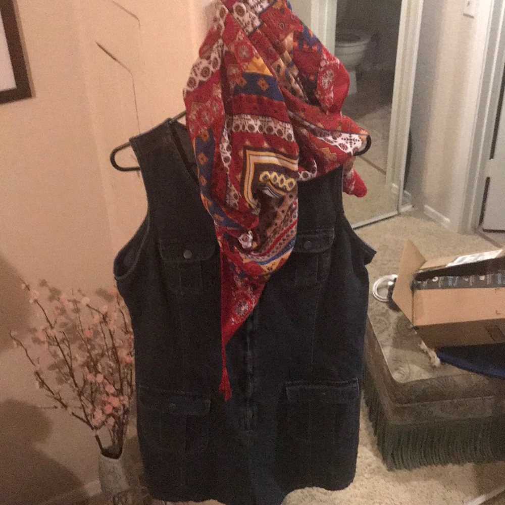 ASOS Denim jumper play suit romper